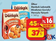 ÜLKER DANKEK LOKMALIK HİNDİSTAN CEVİZLİ/HAVUÇLU TARÇINLI KEK 160 G fiyat ve kampanya bilgisi